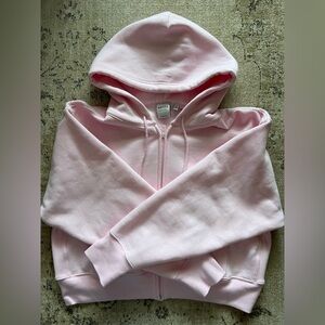 Artizia Pink SweatFleece Zip Up Hoodie